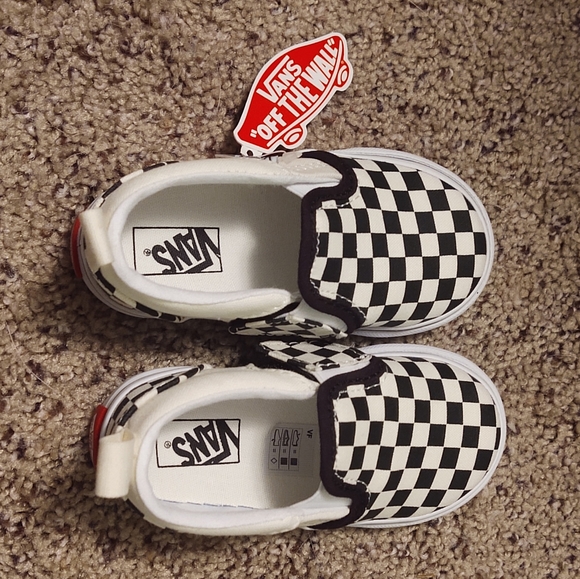 NIB Vans checkered toddler shoes - Picture 5 of 6